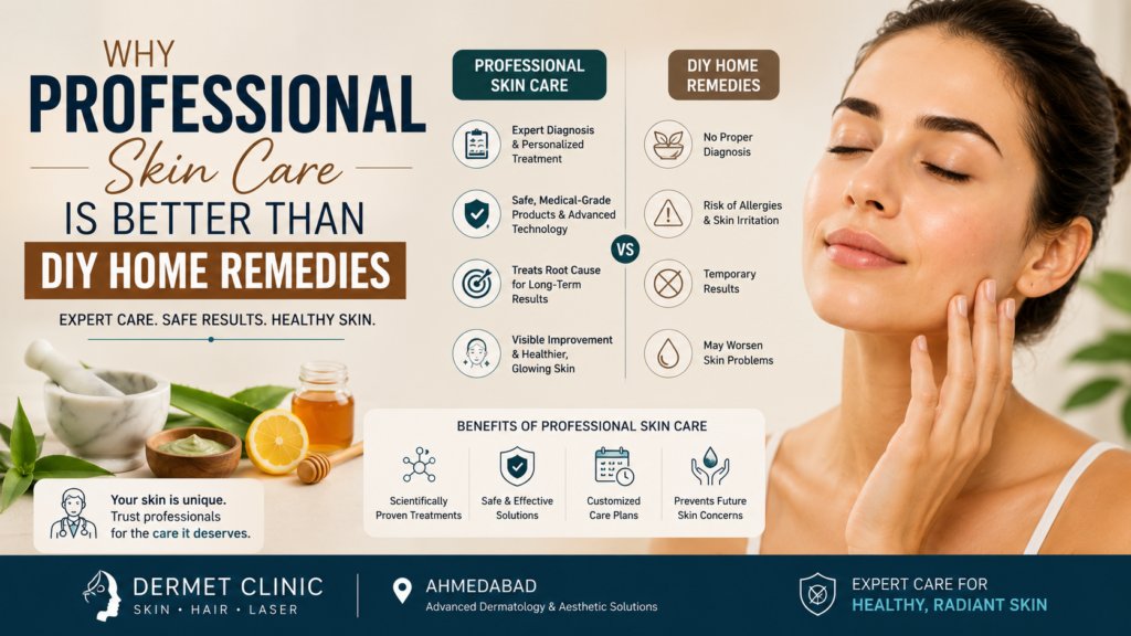 Why Professional Skin Care is Better Than DIY Home Remedies